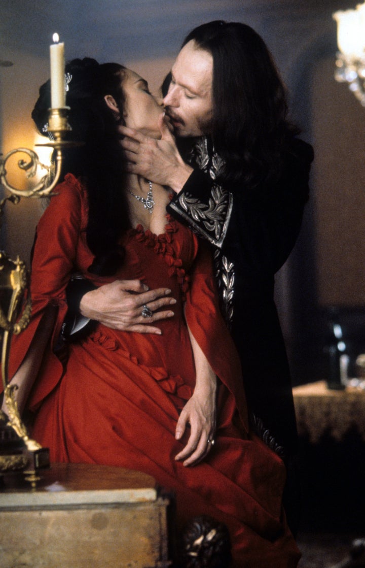 Ryder’s character Mina may have married Reeves’ Jonathan Harker, but Dracula (played by actor Gary Oldman, pictured above) swept her off her feet.