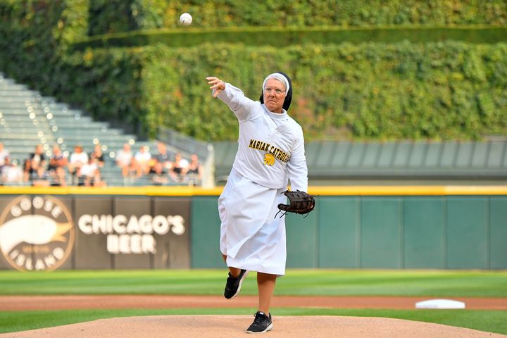 Sister Mary Jo Sobieck delivered a tantalizing pitch.