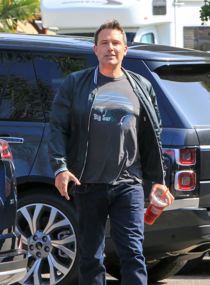 Ben Affleck is seen in Los Angeles, California, the day after his 46th birthday.