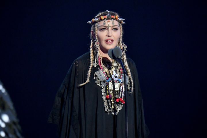 Madonna paid tribute to Aretha Franklin at the MTV VMAs
