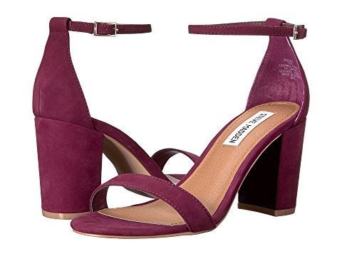 Purple wide width heels best sale