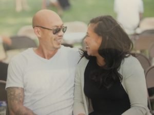 Chhoy Nuon, left, and his wife Betty Khakham.