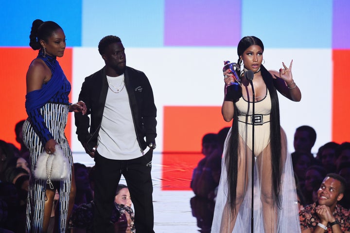 <strong>Nicki Minaj stook up for former 5H star Normani during her acceptance speech</strong>