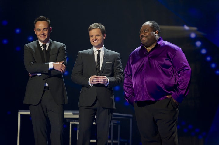 Antonio with 'BGT' hosts Ant and Dec