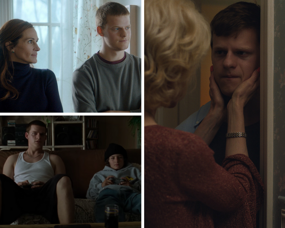 Clockwise from top left: "Ben Is Back," "Boy Erased" and "Mid90s."