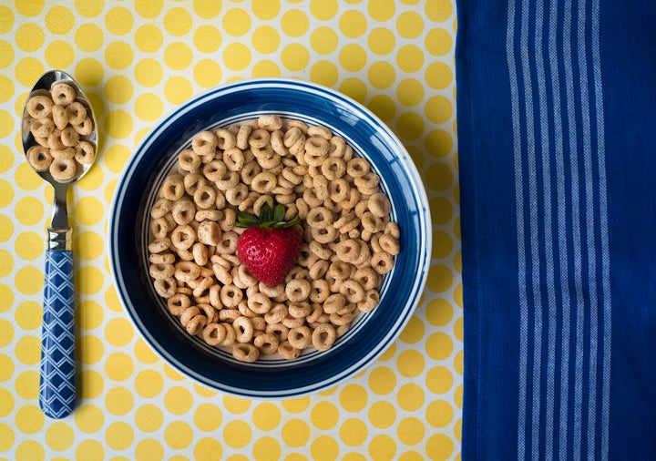 Breakfast- HoneyNut Clusters 🥣 & Tea ☕️ #BreakFast #Cereal #C