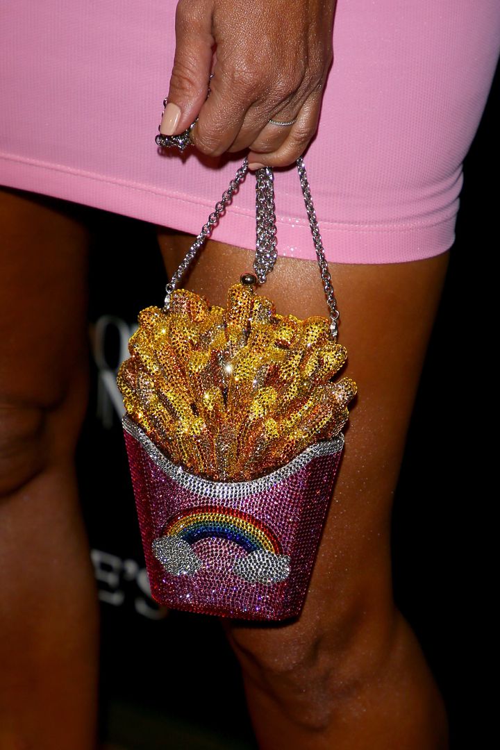 Fries Rainbow Clutch Bag