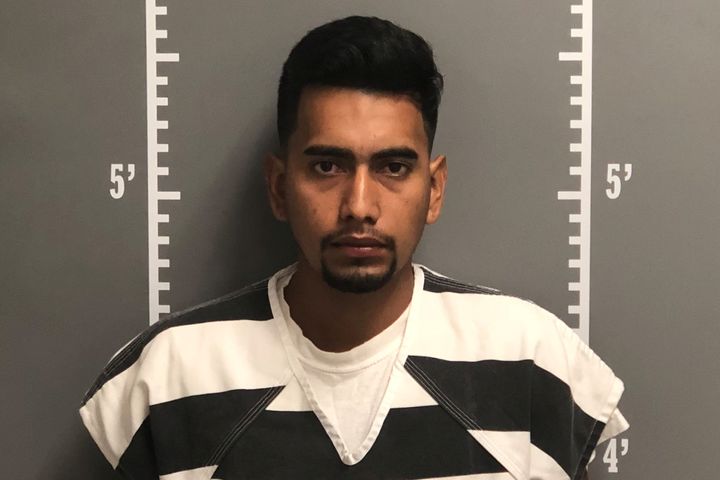Cristhian Rivera, 24, is seen in this booking photo released by the Iowa Department of Public Safety in Des Moines, Iowa, on Aug. 21, 2018. 