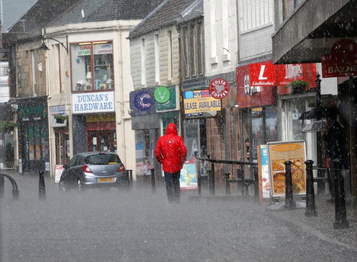 Fife, seen here in June, could be set for wet weather