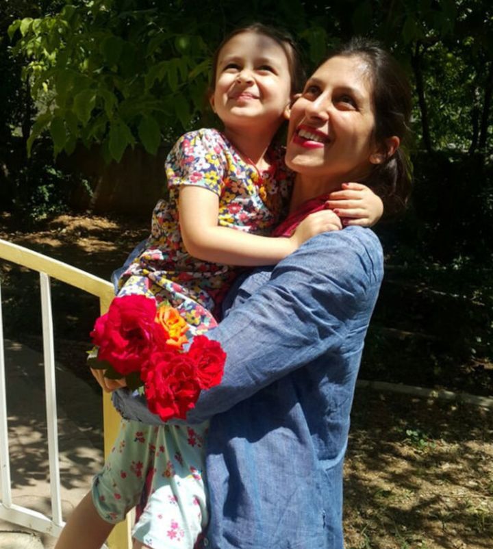 Nazanin Zaghari-Ratcliffe is reunited with her daughter, Gabriella.