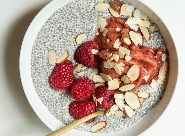 Get this&nbsp;<a href="http://ohsheglows.com/2015/07/22/basic-chia-seed-pudding/" target="_blank">Basic Chia Seed Pudding rec