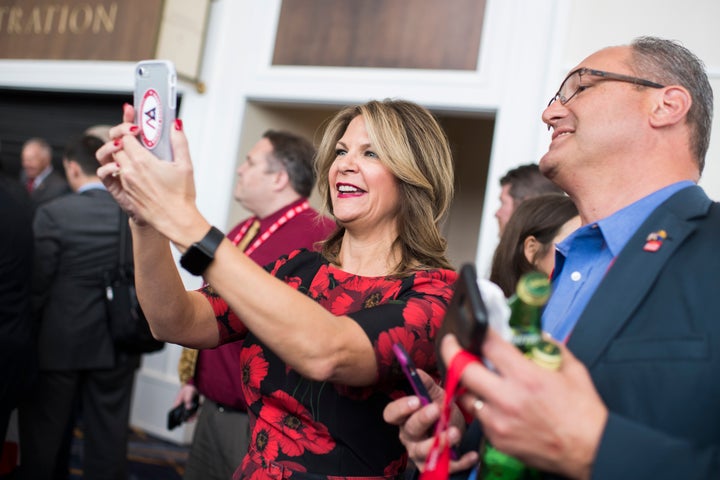 Republican Senate candidate Kelli Ward of Arizona is no stranger to right-wing media figures.