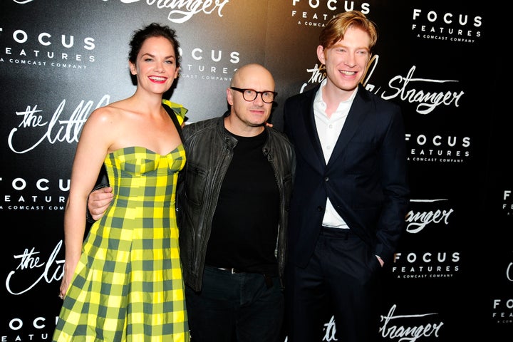 Ruth Wilson, Lenny Abrahamson and Domhnall Gleeson at the "Little Stranger" premiere in New York on Aug. 16, 2018.