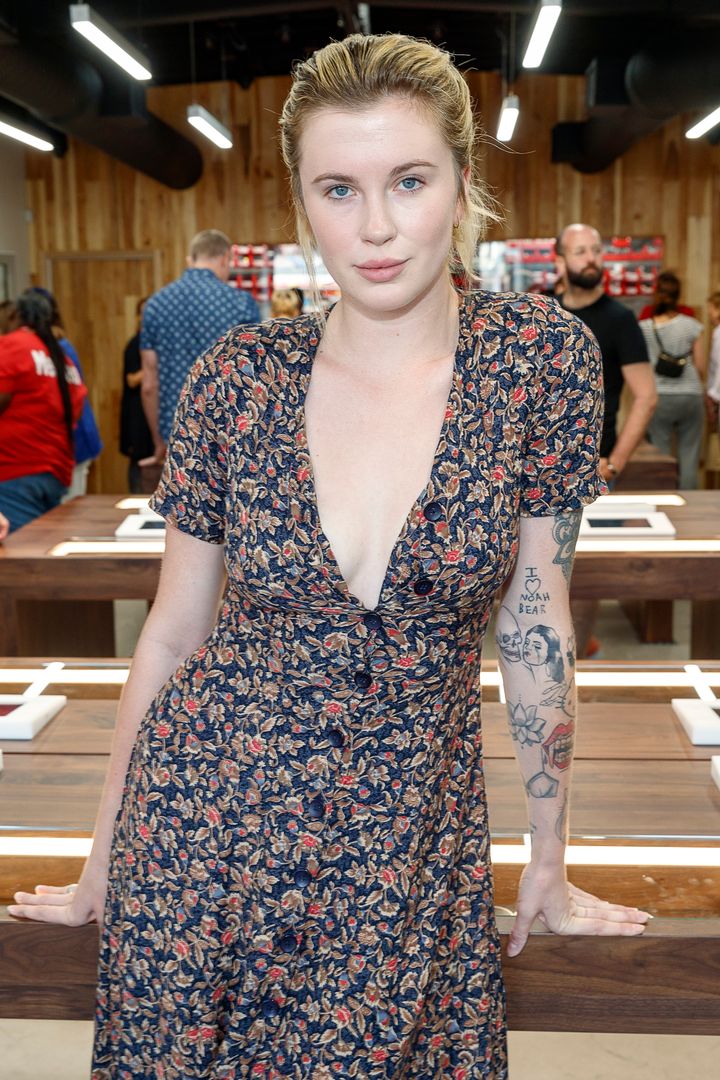 Ireland Baldwin, pictured in June, opened up about her struggle with anorexia and offered a body-positive message for her followers.