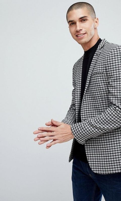 Throughout the past few seasons co-ordinated1980s inspired oversized blazers have been consistently current. They're apt for throwing over a shirt and even a hoodie. This checkered option will keep you looking cool as well as feeling warm; a keeper for your back to school wardrobe. (ASOS, various chest sizes available, &pound;28)