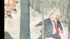 Trump Pursued By Hounds On 'Sopranos' New Yorker Cover