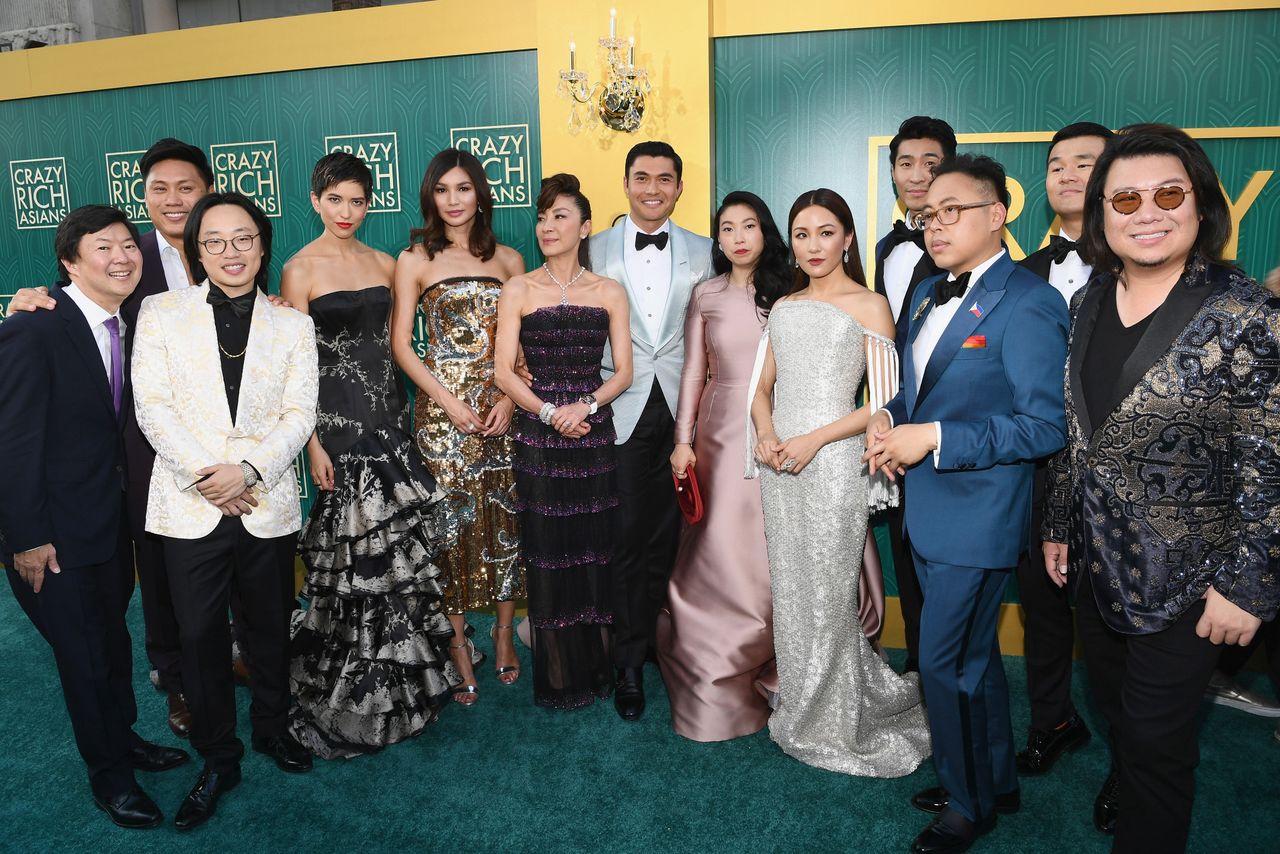 The lead cast of 'Crazy Rich Asians'.
