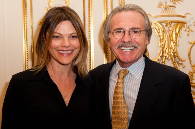 David Pecker and Alexandra Kazan pictured in 2012.