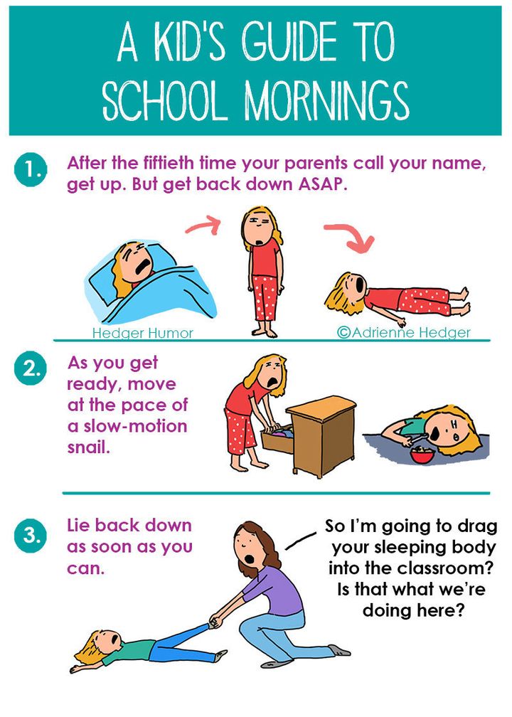 Mom's Hilarious Comics Sum Up Back-To-School Season | HuffPost UK Parenting