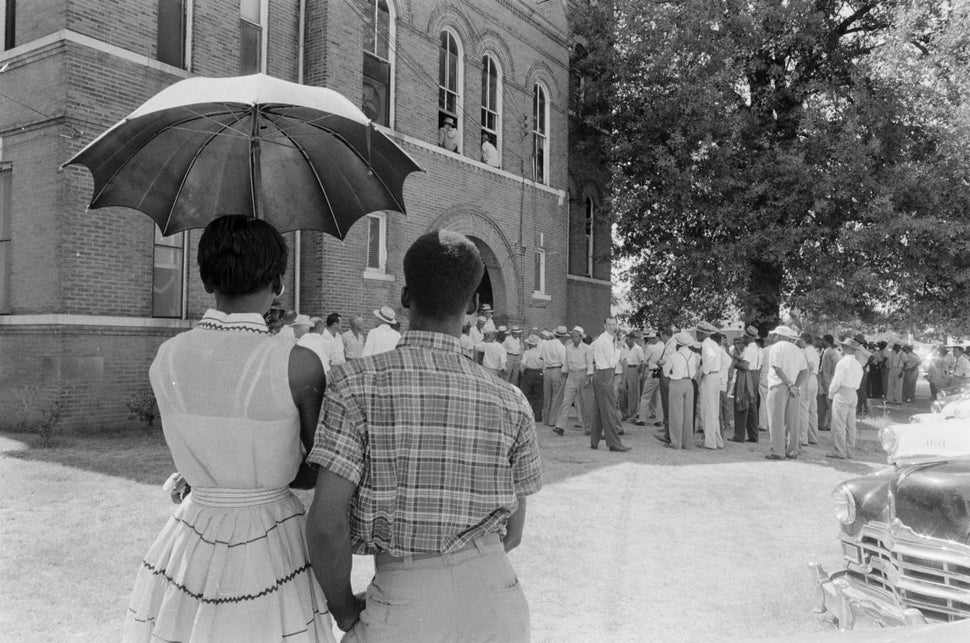 During the trial of Roy Bryant and J.W. Milam, black people in Sumner, Mississippi, saw their white countrymen whipped in a f