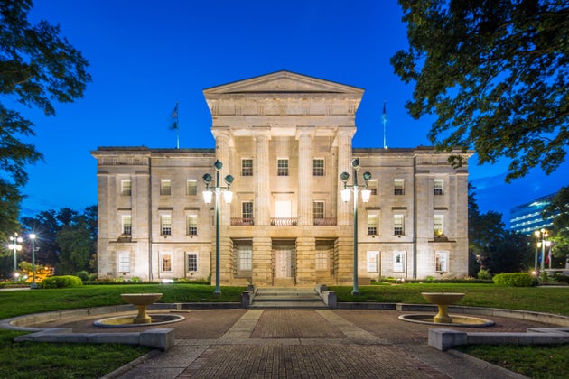 North Carolina&rsquo;s Capitol, in Raleigh. The state&rsquo;s congressional map,&nbsp;one of the most...