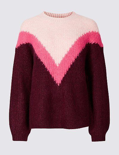 With the rain pounding outside as you nestle into your new book, why not match your red wine with your oxblood coloured jumper?A jumper perfect for the winter festivities but one that doesn't fit in at your local Christmas market, (<a href="https://www.marksandspencer.com/colour-block-round-neck-jumper/p/p60183405?image=SD_01_T38_7664A_A4_X_EC_90&amp;color=PINKMIX&amp;prevPage=plp&amp;pdpredirect" target="_blank" rel="noopener noreferrer">Marks and Spencer</a>, size S-XL available, &pound;32.50).