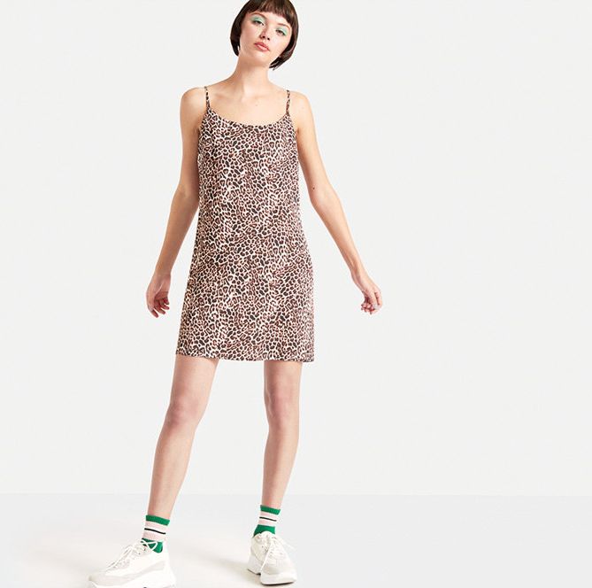 A single strapped shift dress doesn't have to be basic or boring anymore. This leopard print update will be your pal on a Friday night but a comfortable companion when paired with trainers while doing the Sunday shop. (<a href="https://www.nobodyschild.com/brown-ella-animal-print-cami-dress.html" target="_blank" rel="noopener noreferrer">Nobody's Child</a>, size 6-16 available, &pound;26)