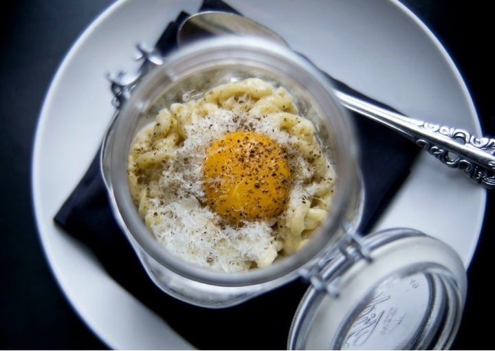 Carbonara in a jar