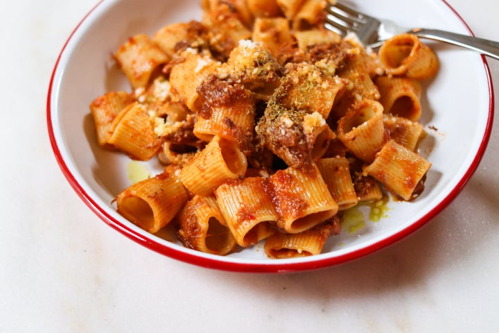 Rigatoni alla Campidanese