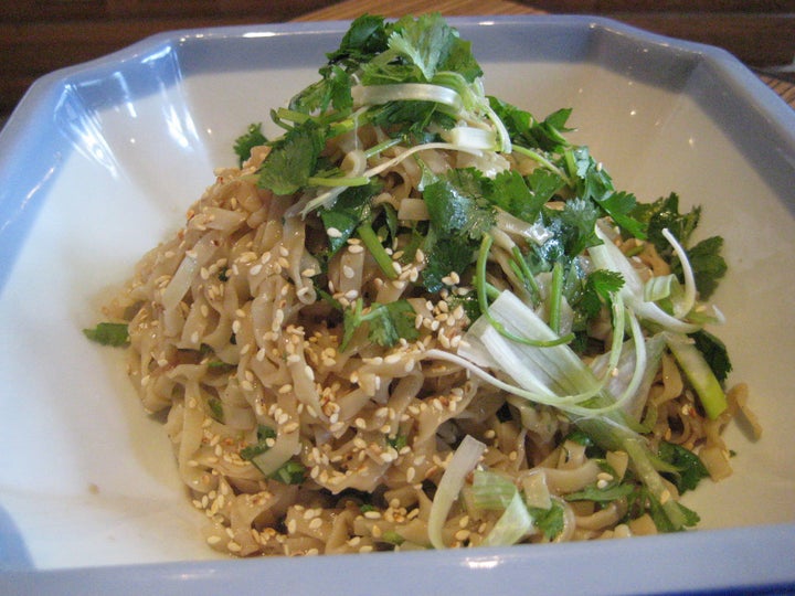 Cold sesame noodles