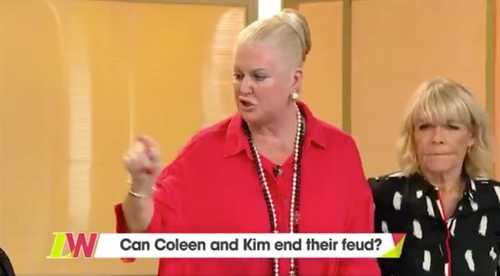 Kim Woodburn launched an attack on Coleen Nolan on 'Loose Women'
