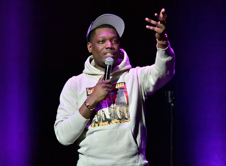 Michael Che performs at the Wilbur Theater in Boston on June 2, 2017. In an Instagram Story on Aug. 28 about Louis C.K.’s return to performing, Che wrote that he believes “any free person has a right to speak and make a living.”
