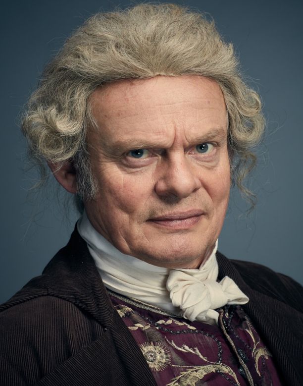 Sir Pitt Crawley played by Martin Clunes