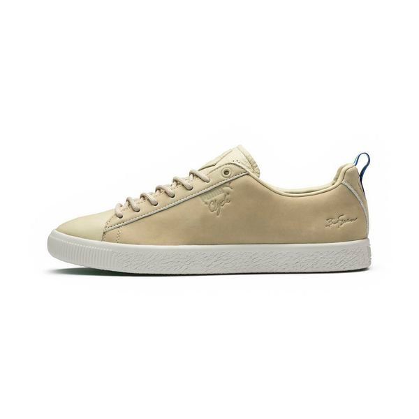 <a href="https://eu.puma.com/uk/en/pd/puma-x-big-sean-clyde-pale-khaki-sneakers/367411.html?dwvar_367411_color=Pale%20Khaki" target="_blank" rel="noopener noreferrer">PUMA</a> x BIG SEAN Clyde Pale Khaki Sneakers, size 3.5-13 available, £95. <br /><br />