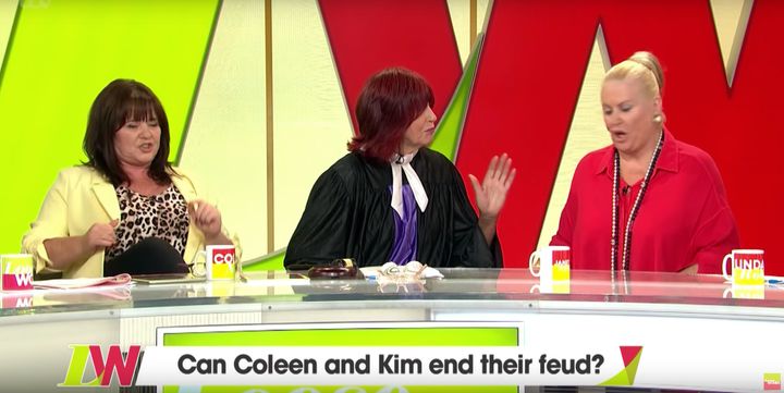 Coleen and Kim butted heads once again on 'Loose Women'