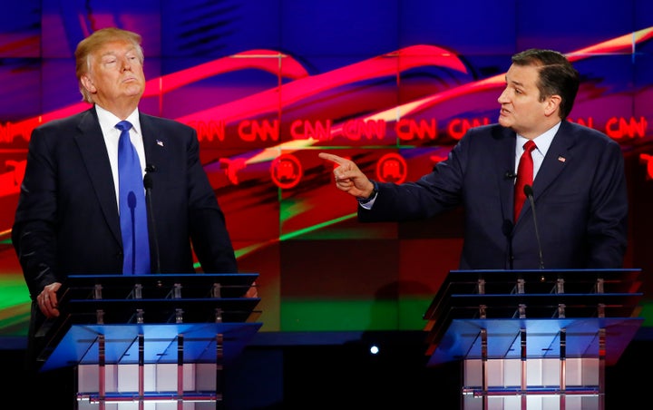 Sen. Ted Cruz (R-Texas) challenged Trump to release his tax returns in a Republican presidential debate in 2016.