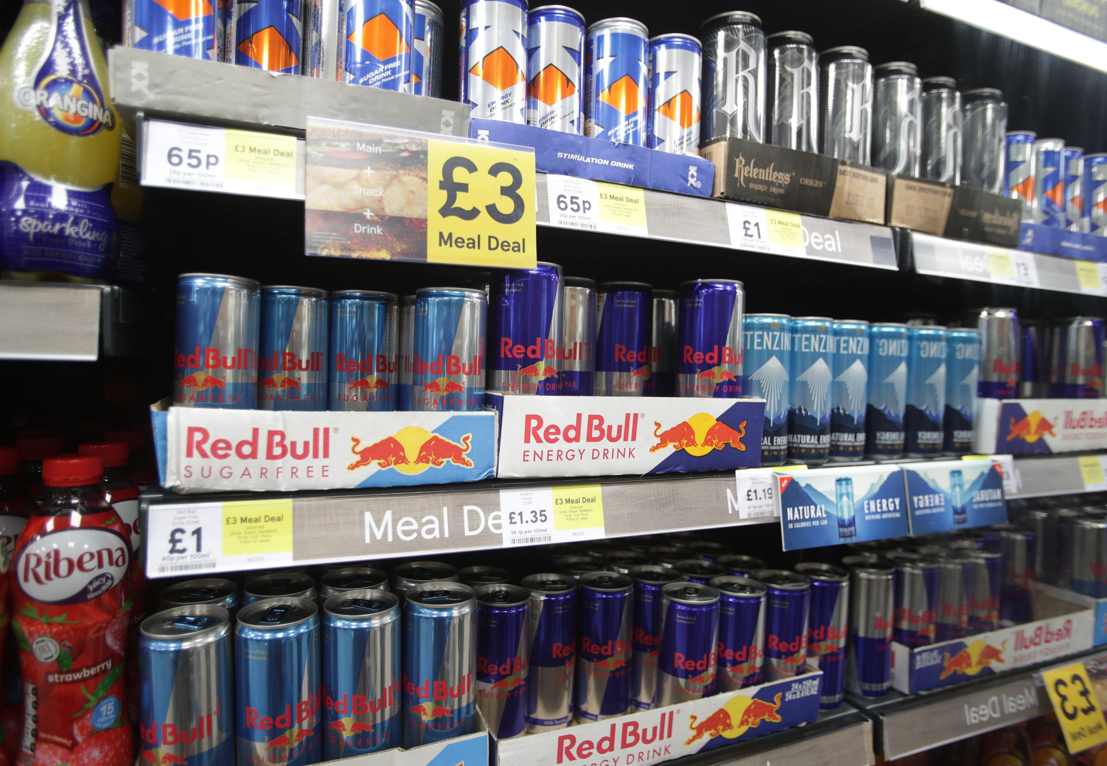 Children banned from buying caffeine-laden energy drinks