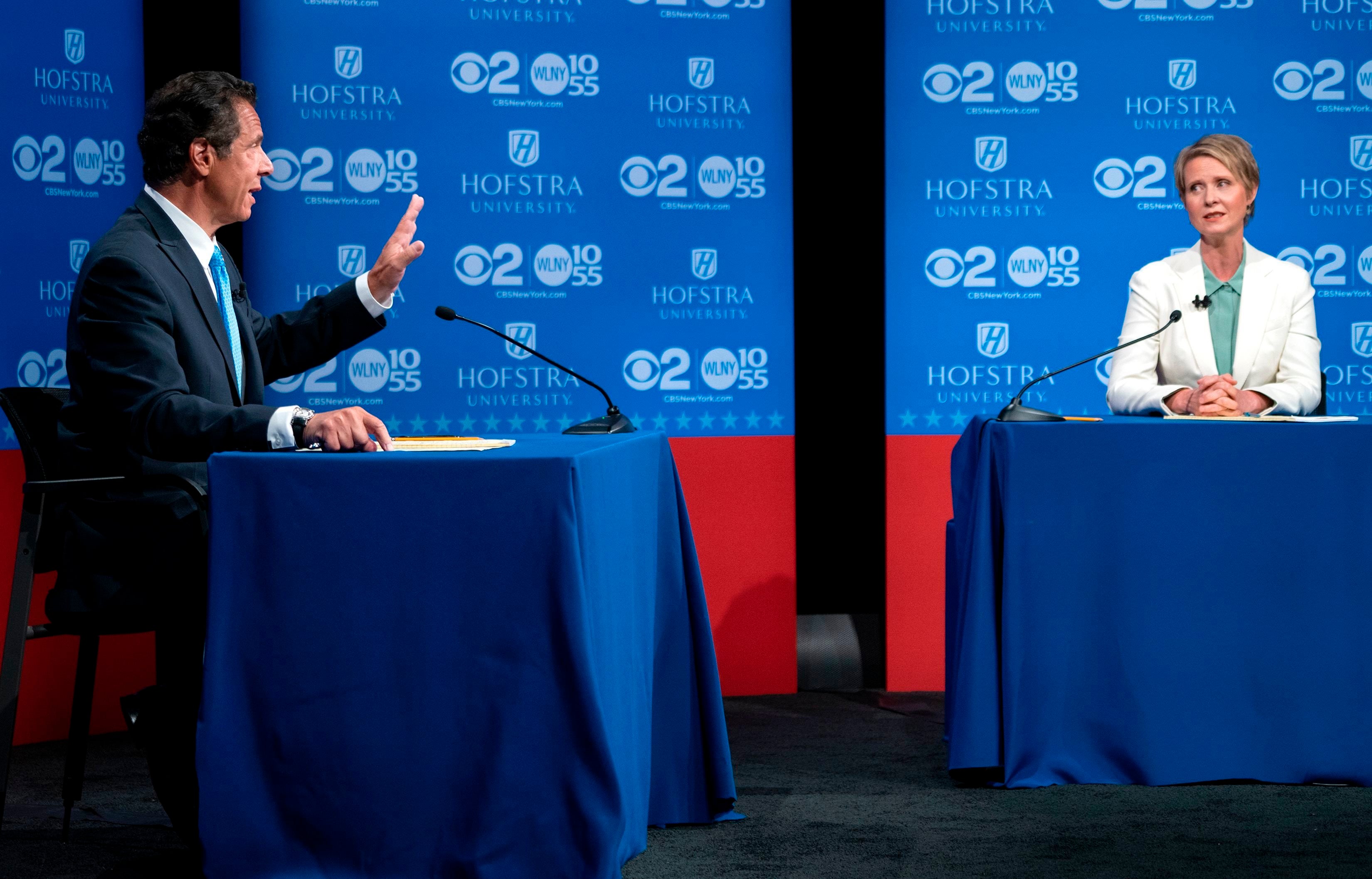 Andrew Cuomo Battles Cynthia Nixon Over NY Subways in Fiery Gov Debate