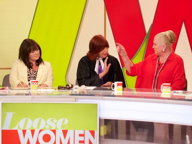 ﻿Coleen and Kim came to blows on the show