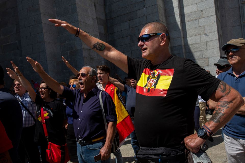 The Valley of the Fallen has become a cult place for right-wing extremists, including those protesting against removing Franco's remains.