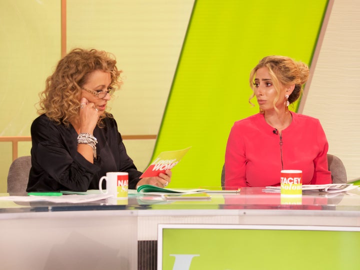 Nadia Sawalha reads out Now magazine's apology