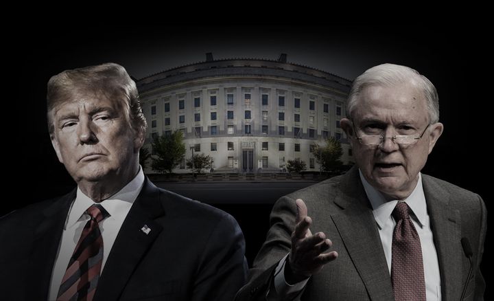 President Donald Trump and Attorney General Jeff Sessions have been at loggerheads for months on one key issue.