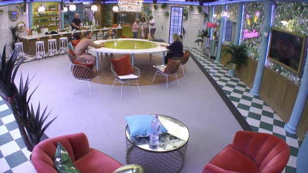 The incident was not shown in close-up, so it was hard for 'CBB' viewers to decipher what really happened