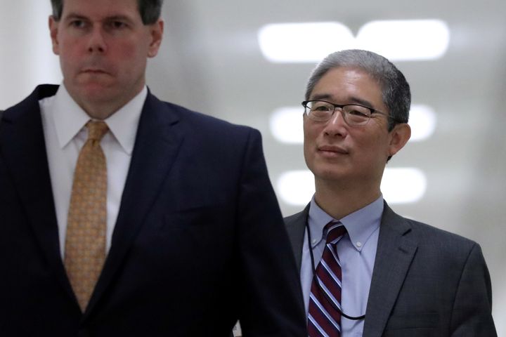 Former associate deputy U.S. attorney general Bruce Ohr arrives to testify behind closed doors before the House Judiciary and House Oversight and Government Reform Committees.