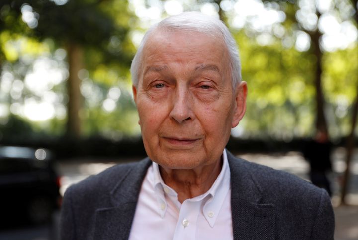 Labour MP Frank Field, who has just resigned his party whip, is seen on his way to Westminster