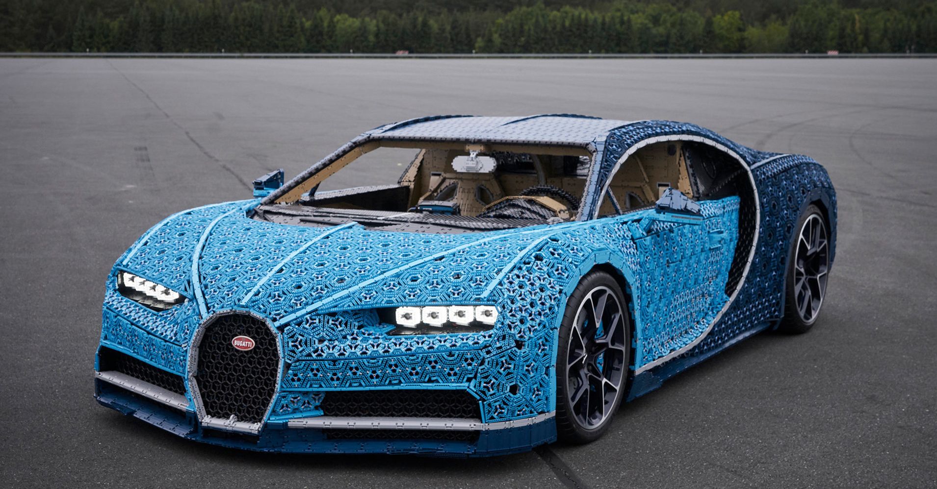 The Folks At Lego Built An Actual Drivable Bugatti Chiron | HuffPost