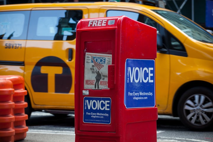 Distribution boxes like this one, pictured in 2017, used to dot New York City.