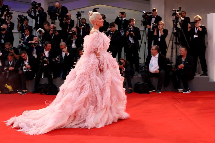 Lady Gaga's Pink Couture Valentino Gown Is So Outrageous It Works