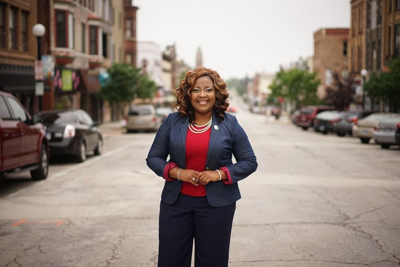 Nikita Richards is the Democratic nominee for McLean County clerk in Illinois. She's actually found a way to make a clerk race interesting.