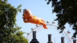 Sadiq Khan Blimp Takes To The Skies As Crowd Cheers For Mayor 'To Go'